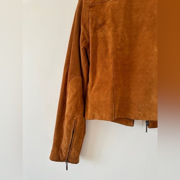 John Paul Richard Uniform Leather Suede Jacket - Picture 9 of 14